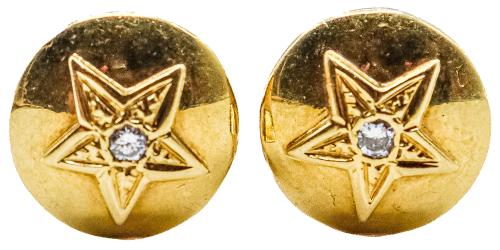 PENDIENTES ESTRELLA CON BRILLANTE