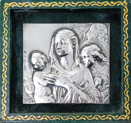 PLACA RELIGIOSA EN RELIEVE "MASRIERA Y CARRERAS"