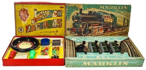 TREN MÄRKLIN EN CAJA Y JUEGO REUNIDOS 