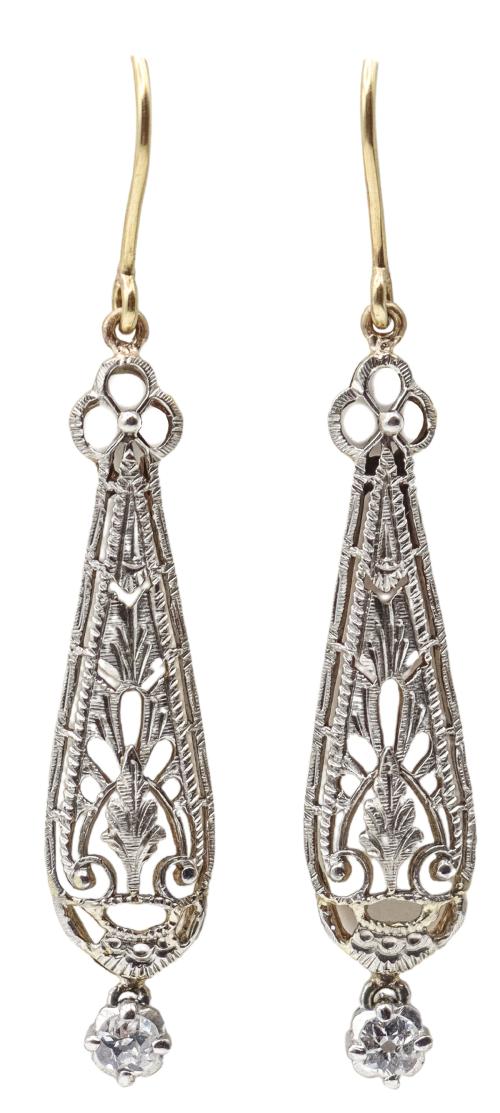 PENDIENTES CON DIAMANTES