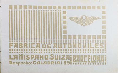 "LA HISPANO SUIZA - BARCELONA"