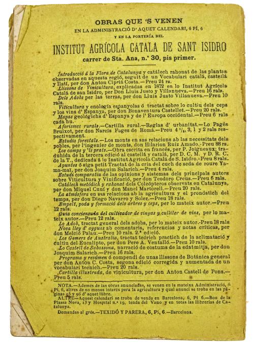 "CALENDARI DEL PAIGÉS, 1857, 1879, 1881"