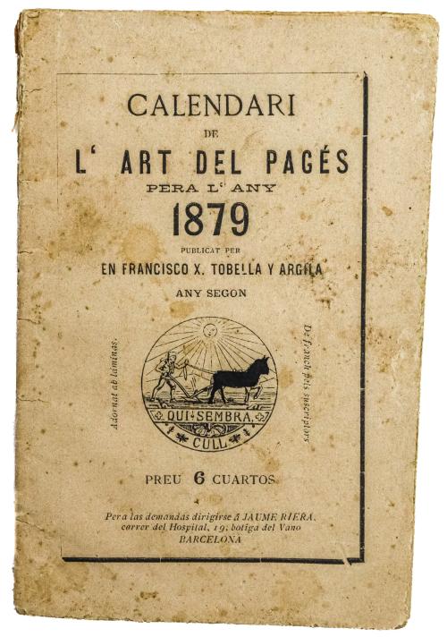 "CALENDARI DEL PAIGÉS, 1857, 1879, 1881"