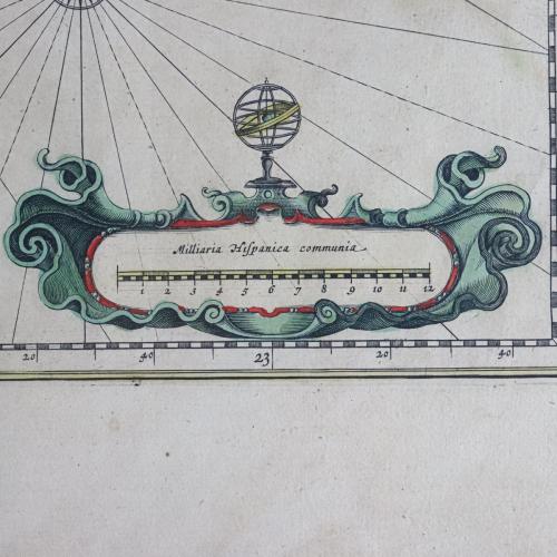 MAPA "INSULAE BALEARIDE ET PYTIUSAE" DE PPS. DEL S.XVIII