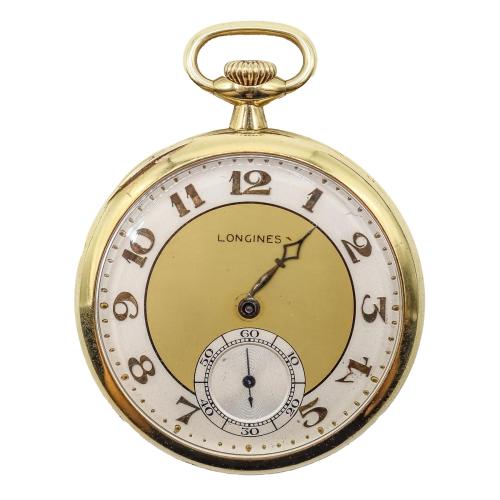 RELOJ DE BOLSILLO LONGINES DE MEDIADOS DEL S.XX