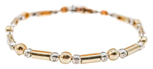 PULSERA DE ORO CON BRILLANTES