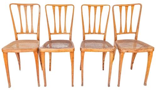 CUATRO SILLAS THONET DEL PRIMER TERCIO DE SIGLO XX