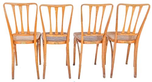 CUATRO SILLAS THONET DEL PRIMER TERCIO DE SIGLO XX