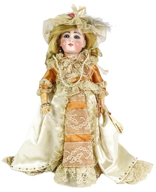 MUÑECA FRANCESA Y MUÑEQUITA DE PRINCIPIOS DEL S.XIX