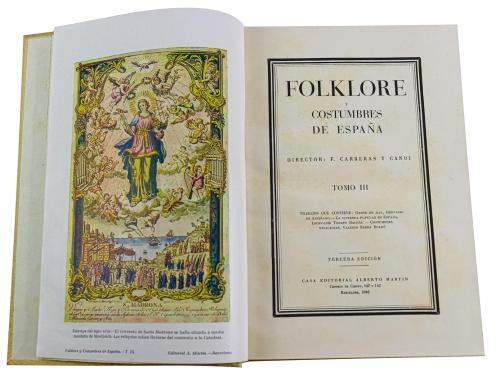 "FOLKLORE Y COSTUMBRES DE ESPAÑA"