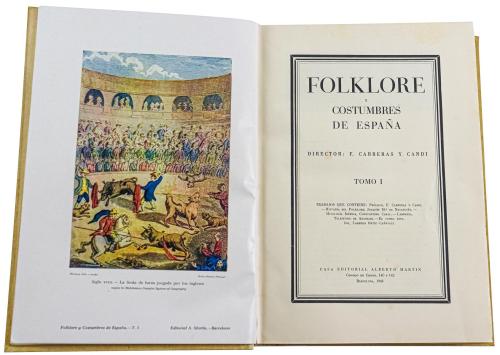 "FOLKLORE Y COSTUMBRES DE ESPAÑA"