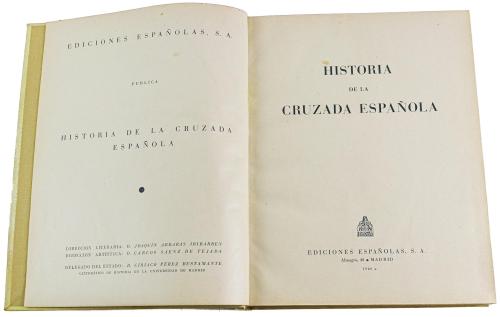 "HISTÓRIA DE LA CRUZADA ESPAÑOLA"