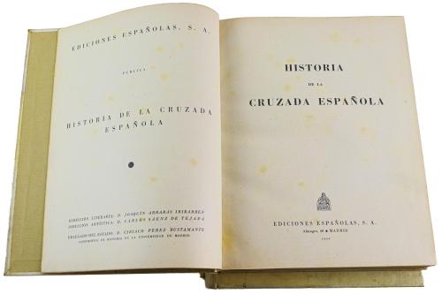 "HISTÓRIA DE LA CRUZADA ESPAÑOLA"