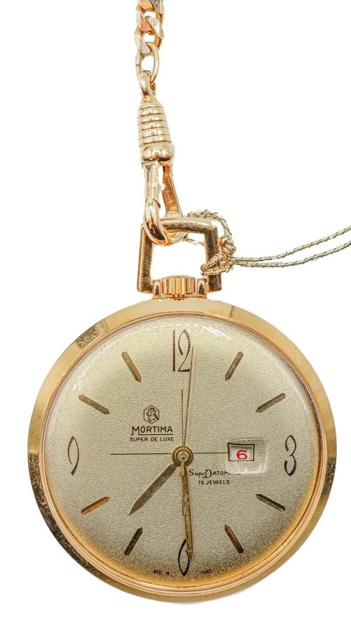 RELOJ DE BOLSILLO MORTIMA, AÑOS 60