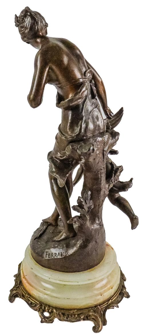 ESCULTURA EN CALAMINA CIRCA  1900