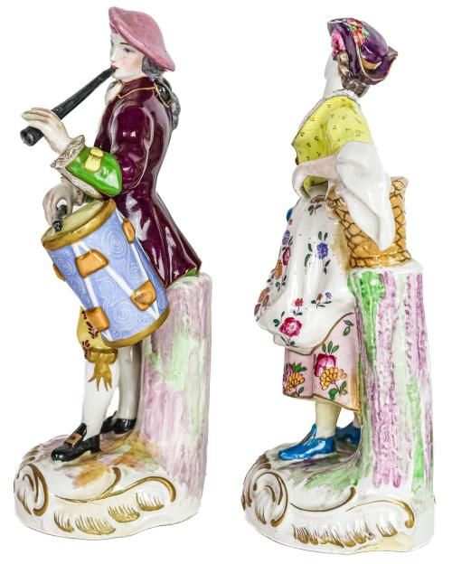 PAREJA DE FIGURAS DE PRINCIPIOS DEL S.XX