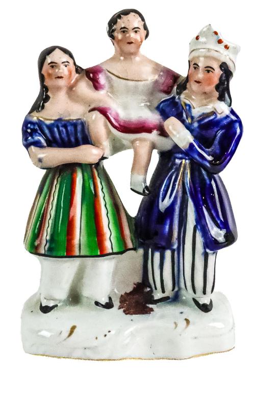 DOS FIGURAS DE PORCELANA STAFFORD DE LA 1ª MITAD DE S. XX