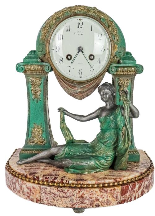 RELOJ DE SOBREMESA ART DECÓ  CIRCA 1920