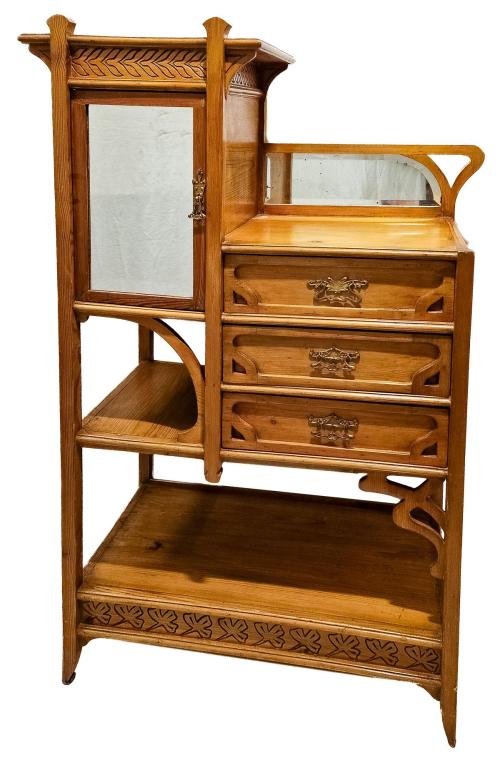 MUEBLE AUXILIAR MODERNISTA DE PRINCIPIOS DE SIGLO XX