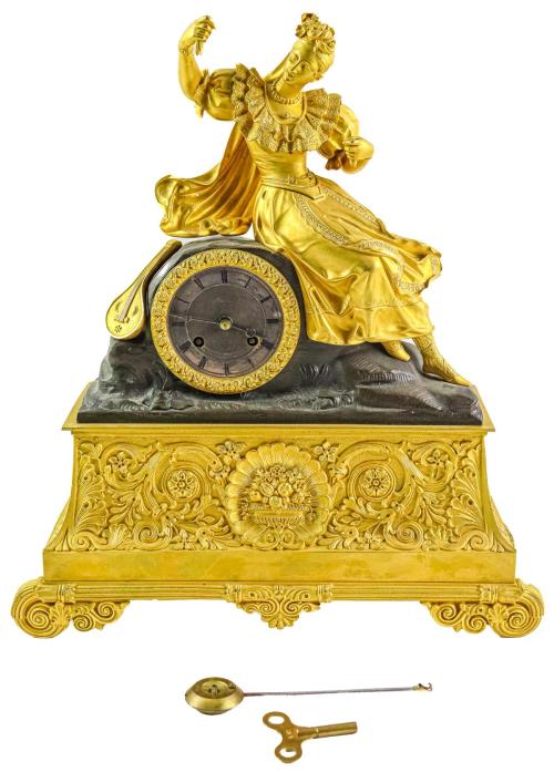 RELOJ DE SOBREMESA FRANCÉS DEL S.XIX