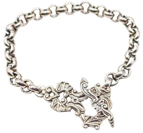 PULSERA DE PLATA MALLORQUINA