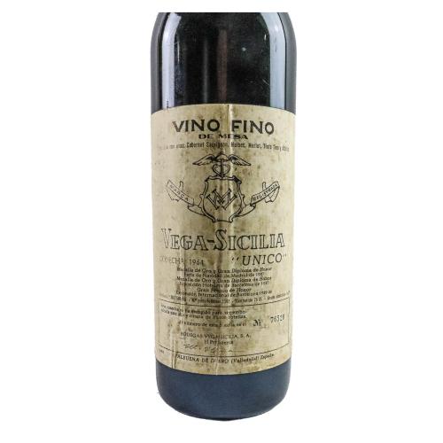 BOTELLA VEGA-SICILIA ÚNICO 1964