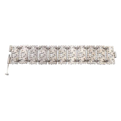 PULSERA ANCHA DE PLATA