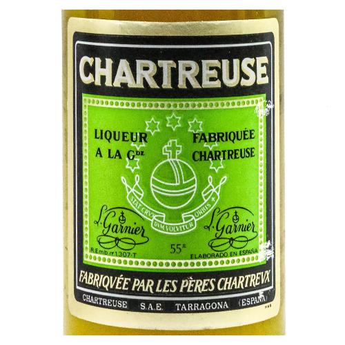 BOTELLA CHARTREUSE ETIQUETA VERDE