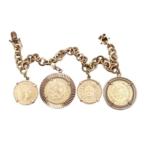 PULSERA CON MONEDAS