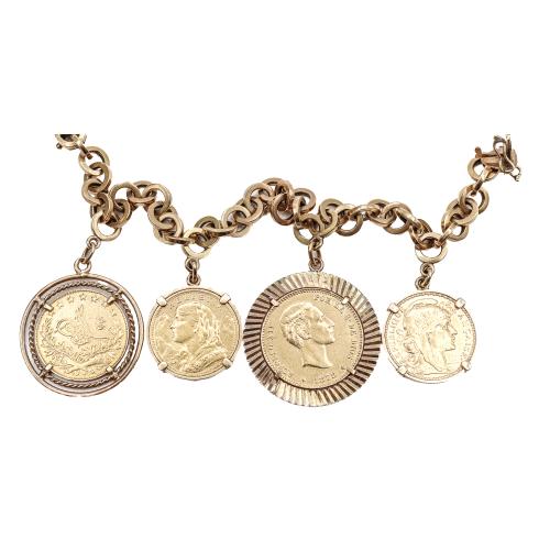 PULSERA CON MONEDAS