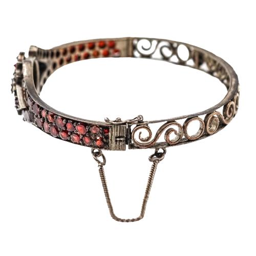 PULSERA ESCLAVA CON GRANATES