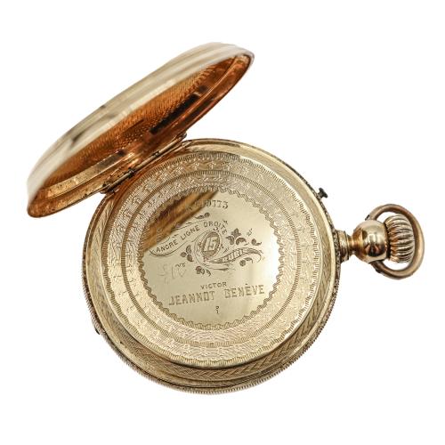 RELOJ DE BOLSILLO VICTOR JEANNOT GENEVE, DEL S.XIX