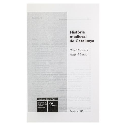 TRES LIBROS SOBRE HISTORIA DE CATALUNYA