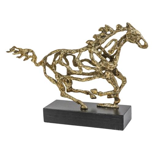 FIGURA DE CABALLO EN METAL 