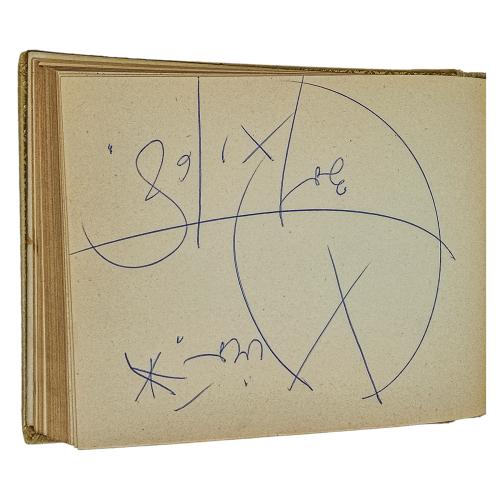 ÁLBUM DE AUTÓGRAFOS MEDIADOS SIGLO XX