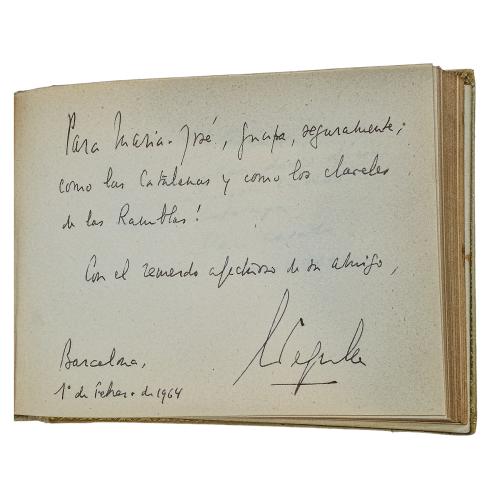 ÁLBUM DE AUTÓGRAFOS MEDIADOS SIGLO XX