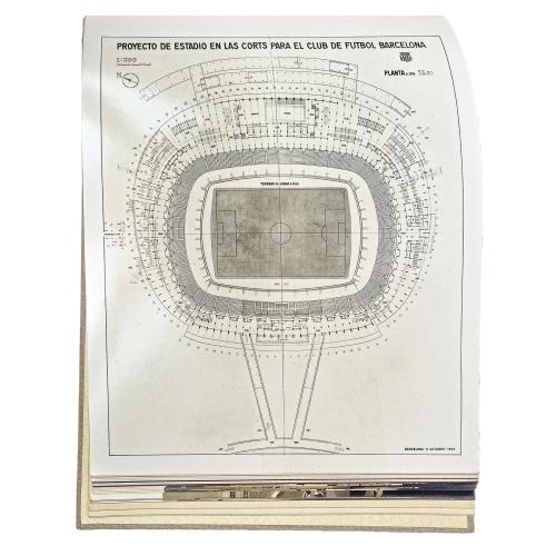 PROYECTO DE ESTADIO EN LAS CORTS PARA EL C. FUTBOL BARCELONA