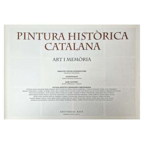 PINTURA HISTÒRICA CATALANA- ART I MEMORIA