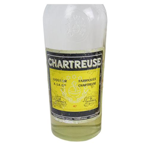 DOS BOTELLAS DE CHARTREUSE ETIQUETA AMARILLA