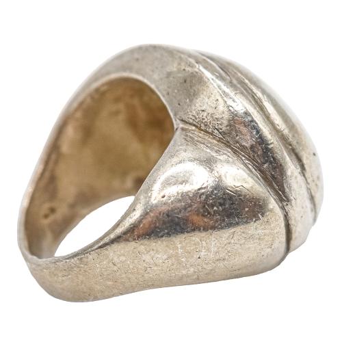 ANILLO BOMBÉ EN PLATA 