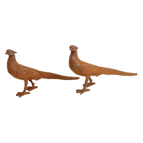 PAREJA DE AVES DEL ÚLTIMO TERCIO DE SIGLO XX