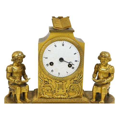 RELOJ DE SOBREMESA FRANCÉS  DE LA SEGUNDA MITAD DE S. XIX