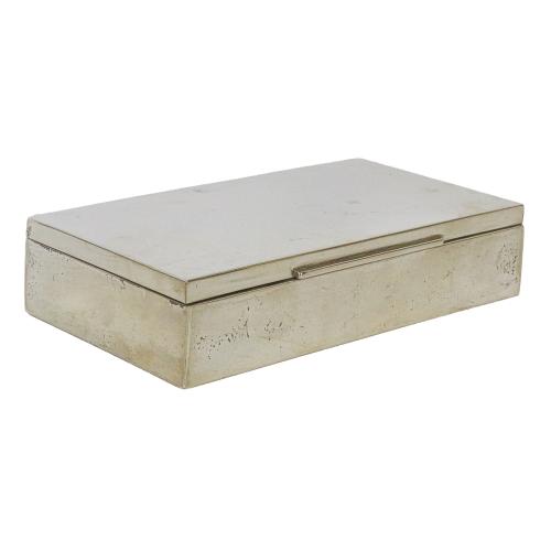 CAJA CIGARRERA DE PLATA DE LOS AÑOS 60