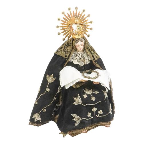 VIRGEN DOLOROSA DE FINALES DEL S.XIX