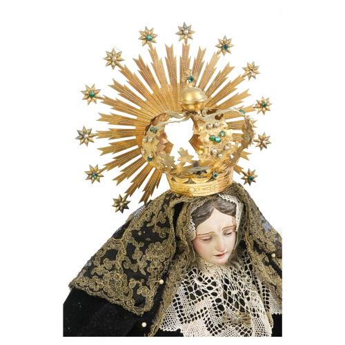 VIRGEN DOLOROSA DE FINALES DEL S.XIX