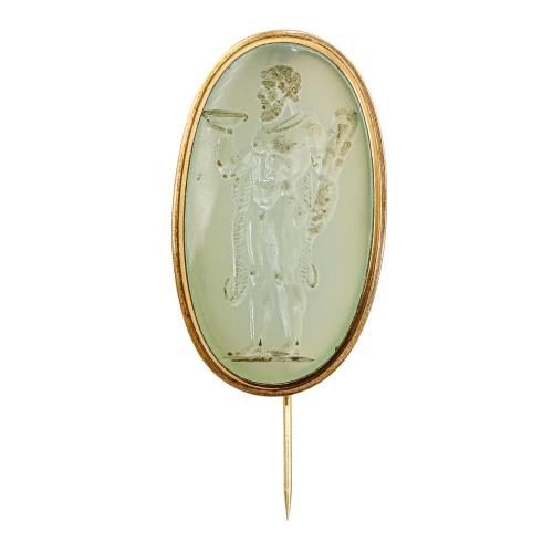 BROCHE INTAGLIO ITALIANO DEL S.XIX