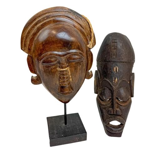 DOS MÁSCARAS AFRICANAS DEL ÚLTIMO TERCIO S. XX